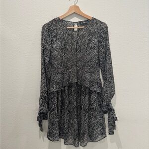 Sam Edelman Sheer Patterned Dress